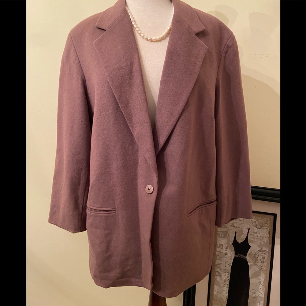J Crew blazer Size 12 women’s wool,cashmere warm camel color